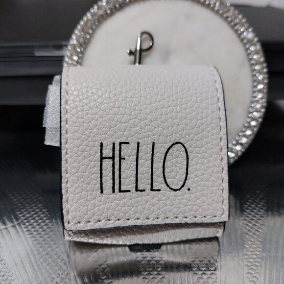 Mini Clip On Charm Keychain Handbag Clip Anywhere HELLO Mini Bag Coin Purse - Picture 1 of 5